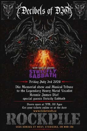 Decibels Of Dio / Tribute to Ronnie James Dio, Strictly Sabbath / Tribute to Black Sabbath