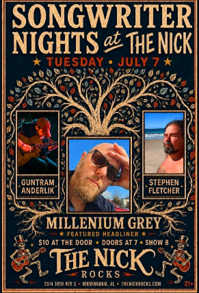 Songwriters Nights at The Nick Every Tuesday 7pm - Image 1