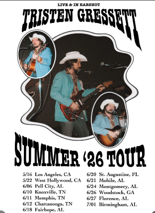 Tristen Gressett at The Nick July 1st