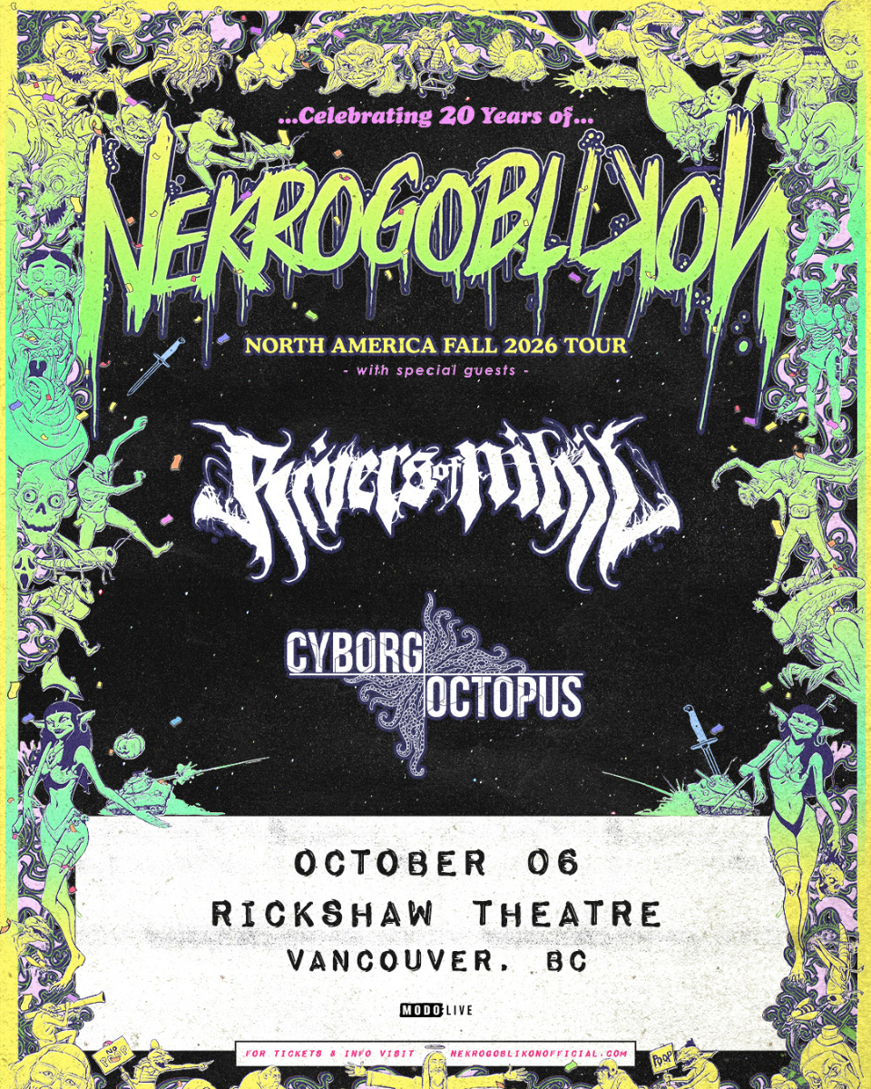 Nekrogoblikon with Rivers of Nihil & Cyborg Octopus