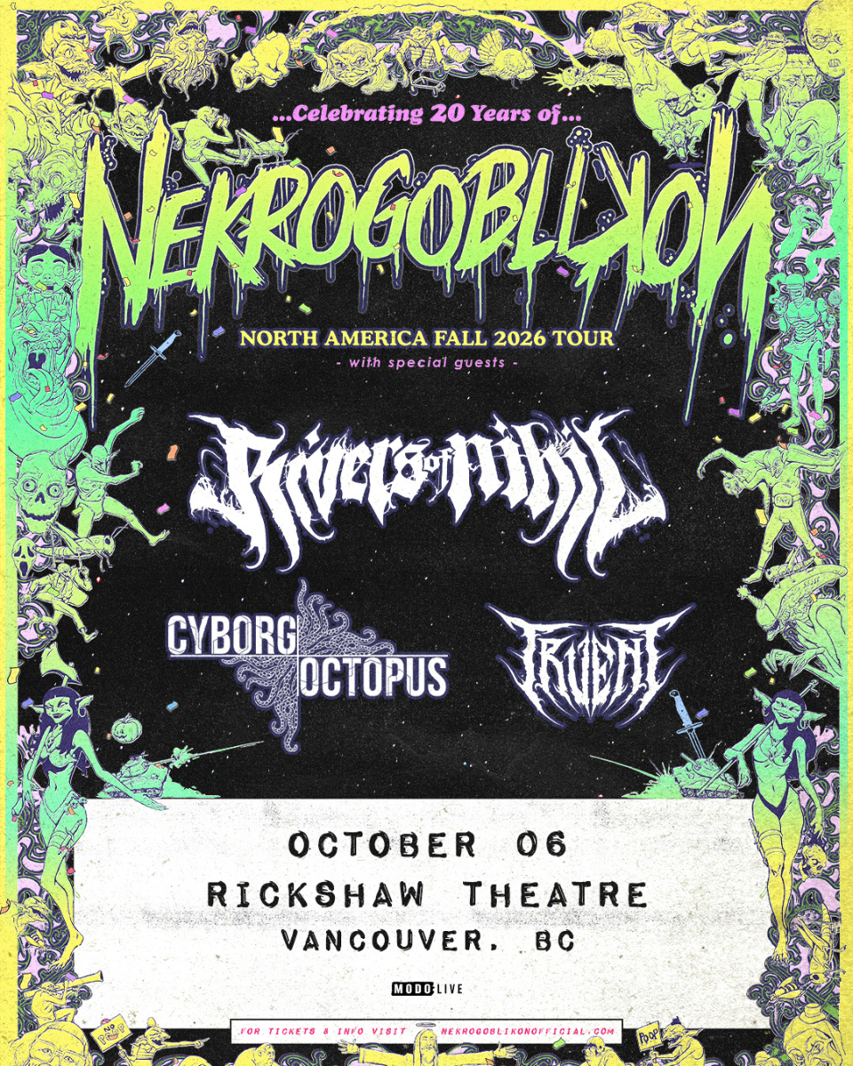 Nekrogoblikon with Rivers of Nihil & Cyborg Octopus & Truent