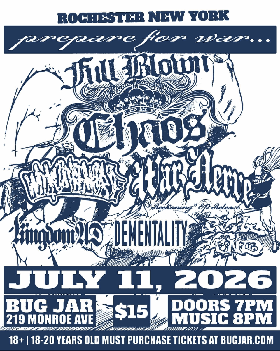 Full Blown Chaos, Without Remorse, War Nerve, Dementality, Evil Mind