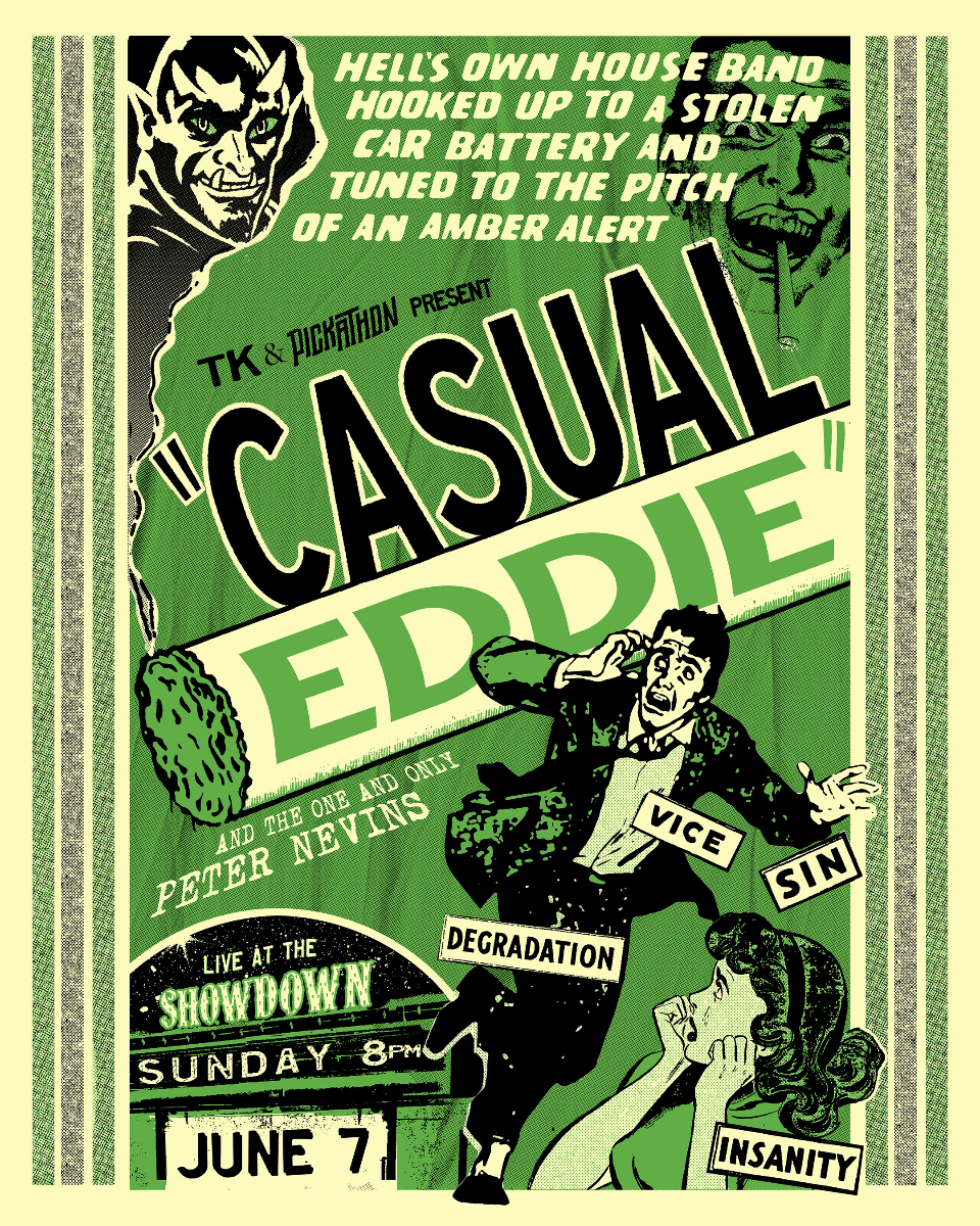Casual Eddie with Special Guest Peter Nevins | Event Image