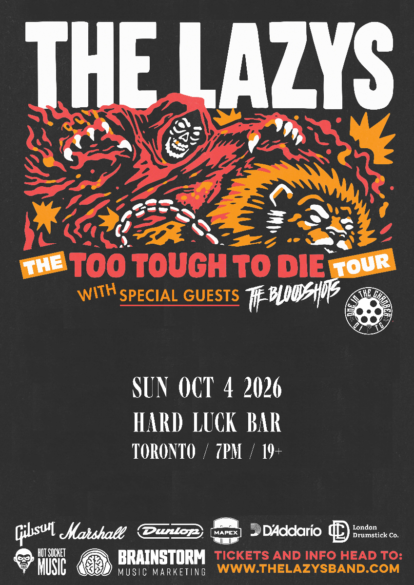 The Lazys w/ The Bloodshots & One in the Chamber at Hard Luck Bar