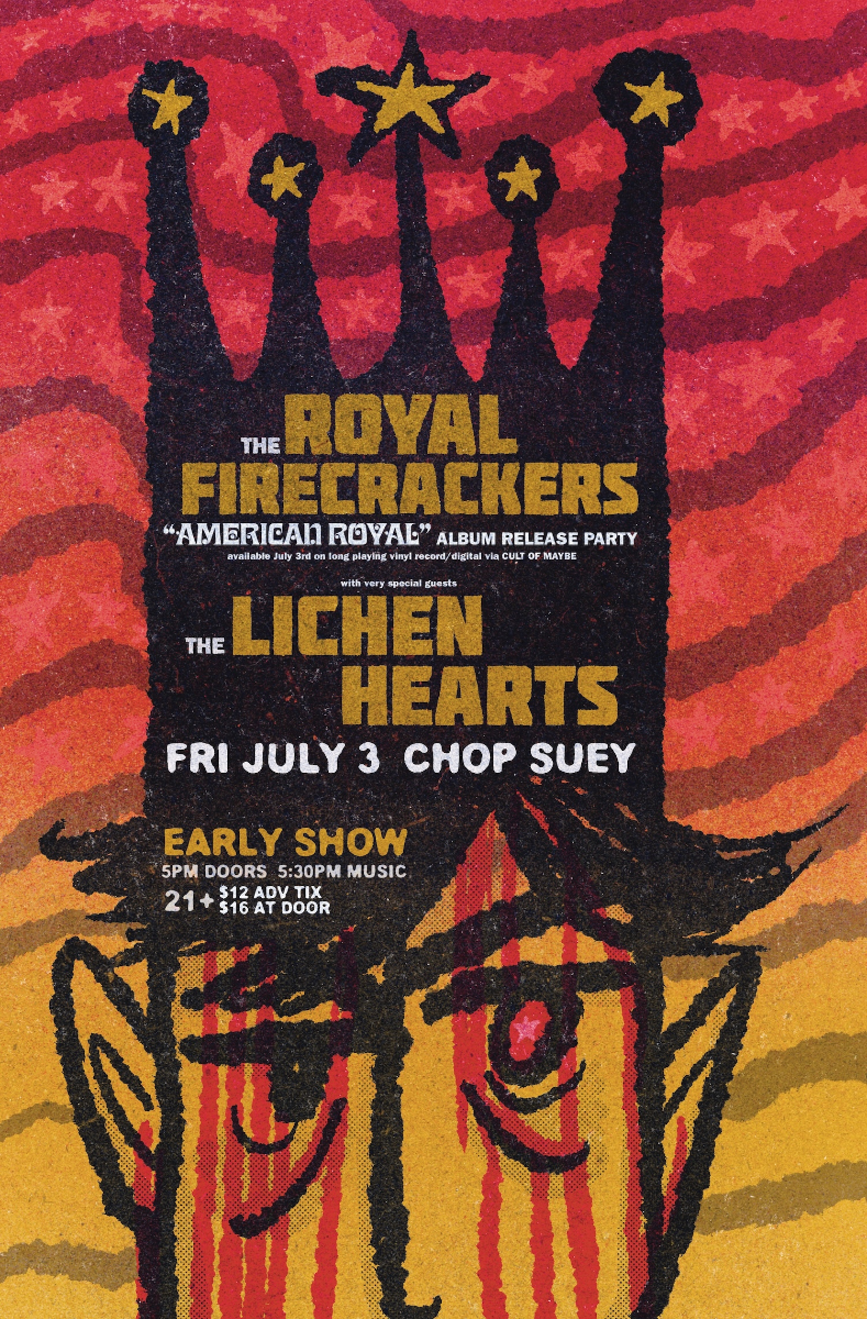 Event Image - The Royal Firecrackers and The Lichen Hearts