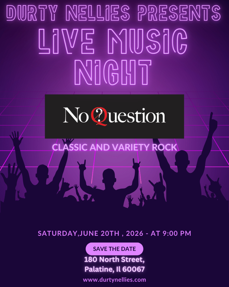 Durty Nellies Presents "No Question" classic and variety rock