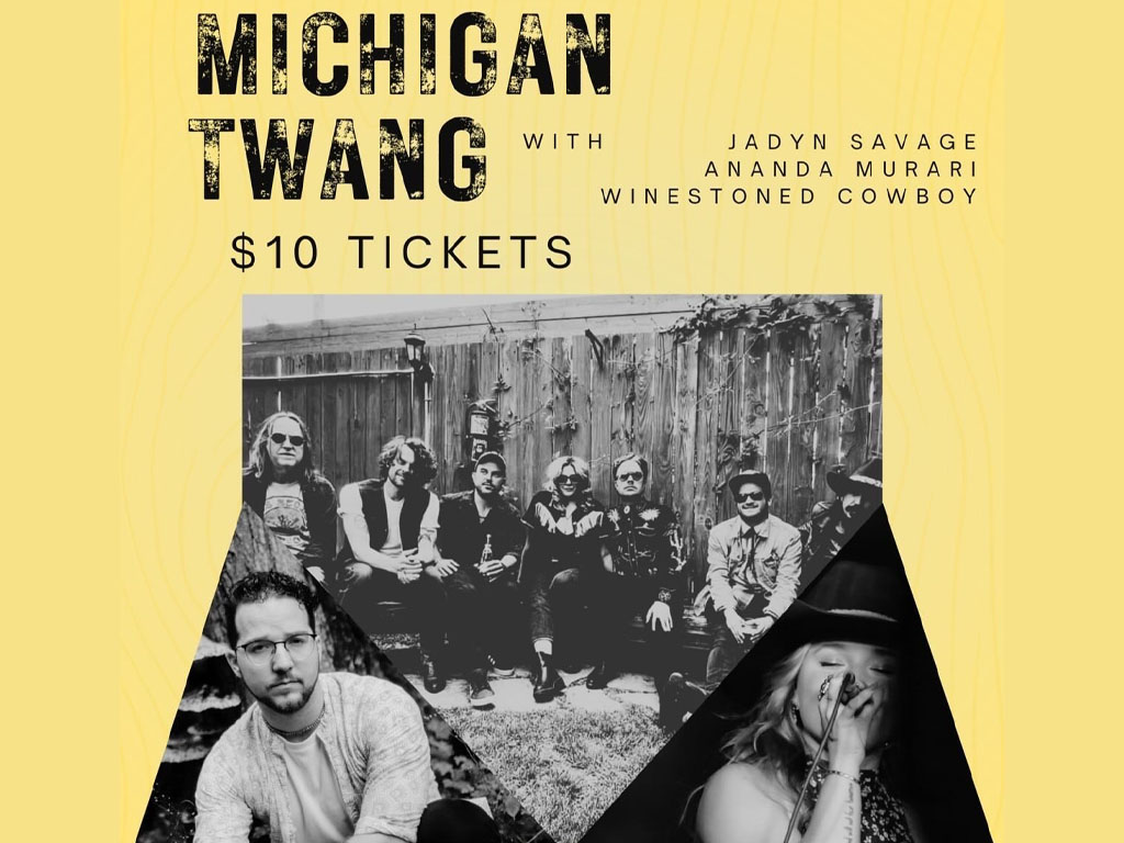Michigan Twang: Americana & Country Music Showcase   , Jadyn Savage&nbsp;   , Ananda Murari, Winestoned Cowboys - 19/06/26