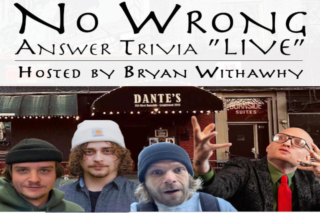 NO WRONG ANSWER TRIVIA followed by Sinferno Cabaret event image