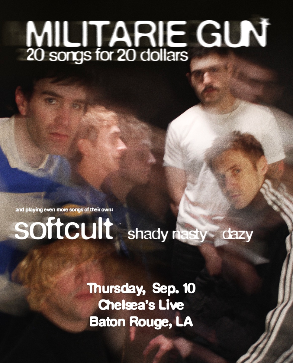 Militarie Gun with special guests Softcult, Shady Nasty & Dazy