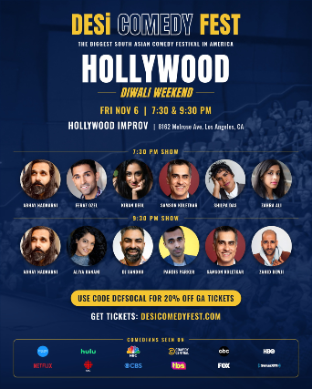 Desi Comedy Fest ft. Abhay Nadkarni, Samson Koletkar, Pardis Parker, Zahid Dewji, Aliya Kanani, DJ Sandhu