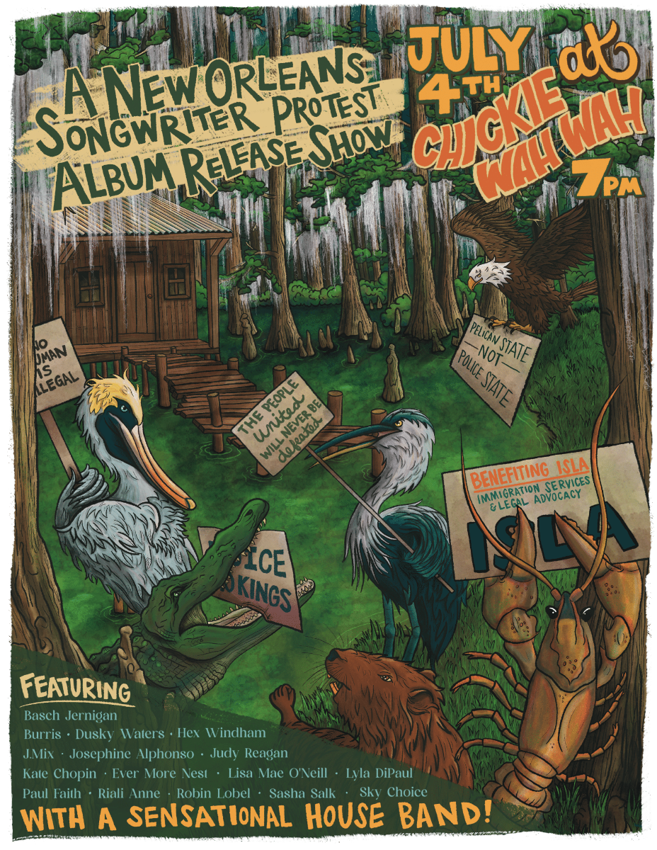 A New Orleans Songwriter Protest Album Release Benefit Show ft. Paul Faith & Friends
