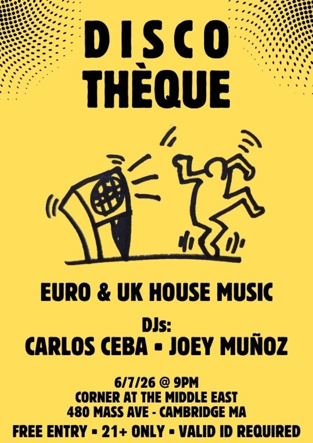 Disco Thèque w/ Carlos Ceba & Joey Muñoz | Event Image