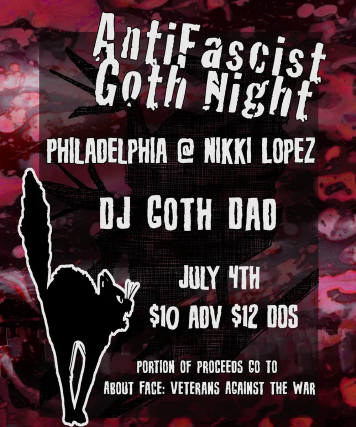 Anti Fascist Goth Night , DJ Goth Dad (Vision Video)