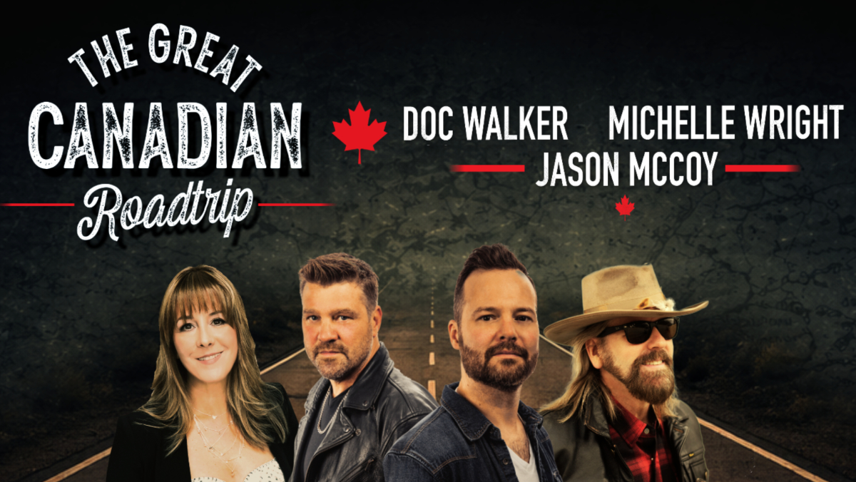 Great Canadian Roadtrip Jason McCoy, Doc Walker and Michelle Wright
