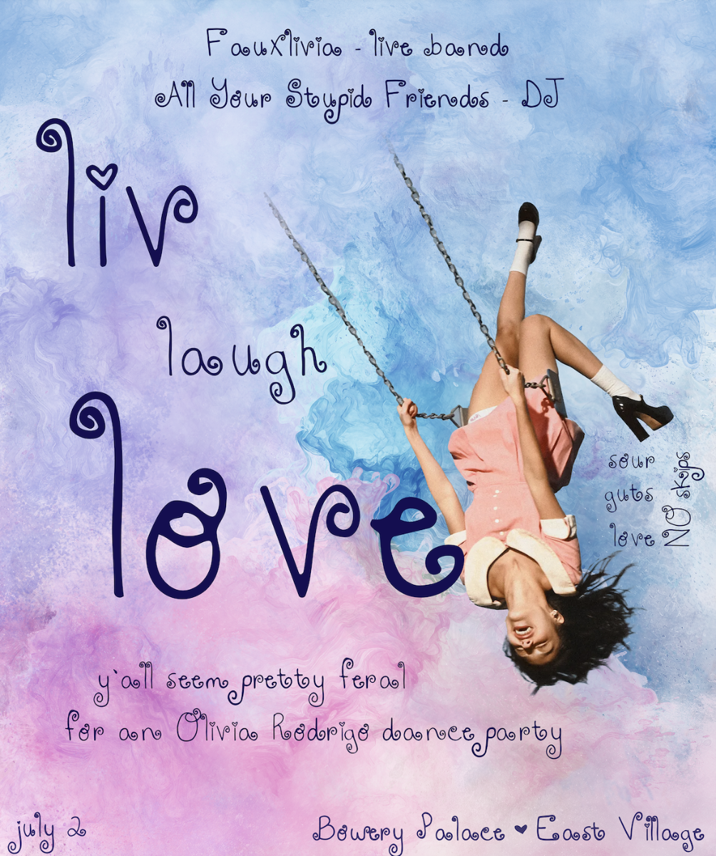 Liv, Laugh, Love feat. Fauxlivia: Olivia Rodrigo Live Band/DJ Party