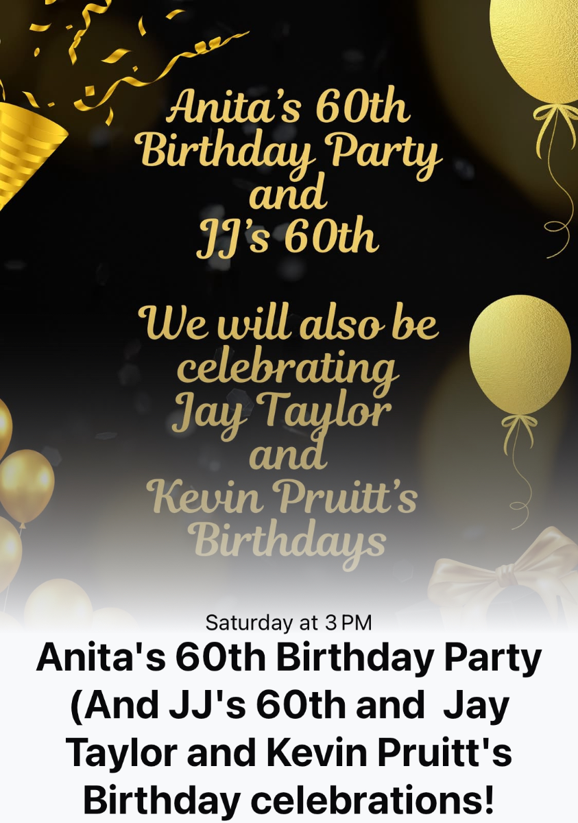 Anita & JJ’s 60th + Jay Taylor & Kevin Pruitt’s Birthday party at The Nick 3pm with Daniel Day, MindShaft, Neoterra & BoLee