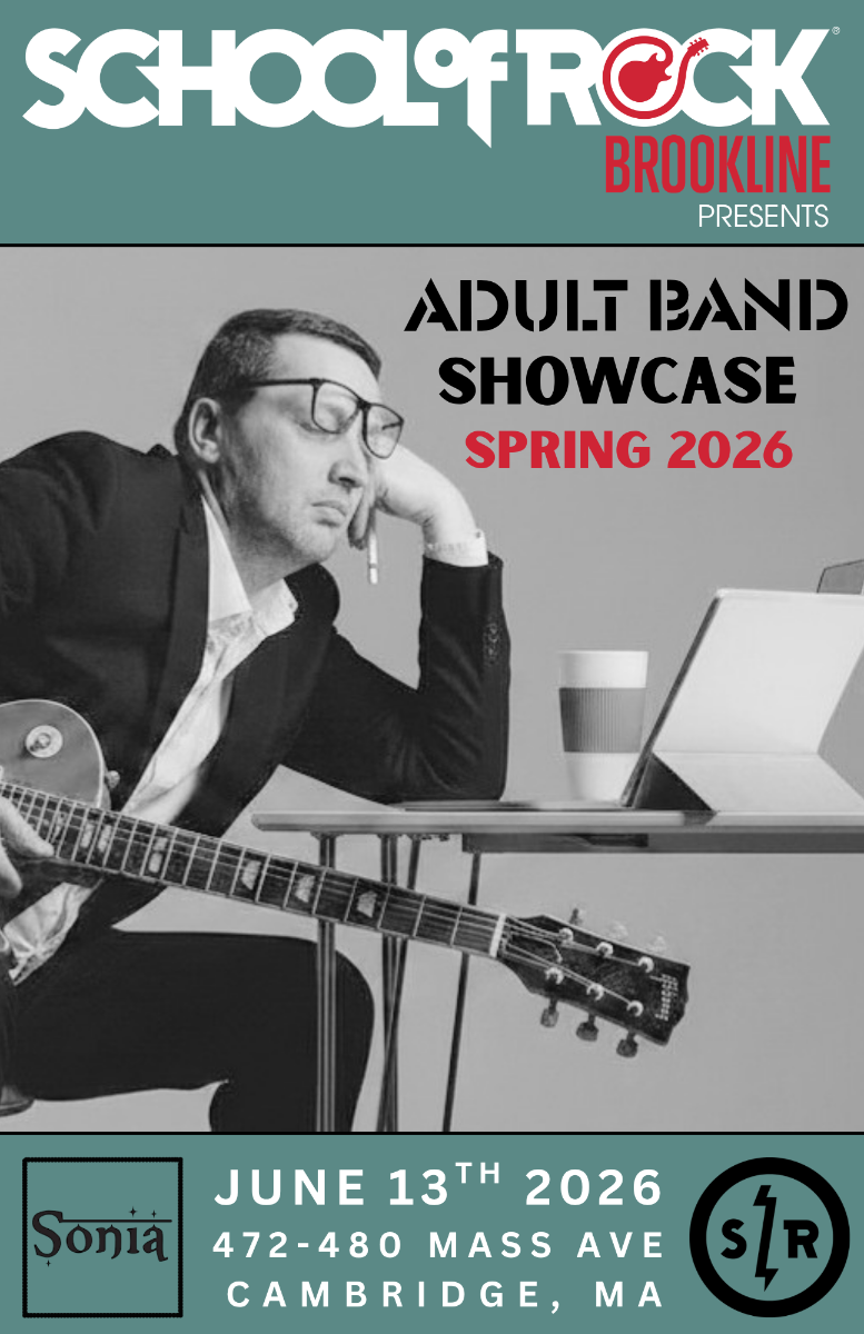 School of Rock Brookline – Summer 26′ Adult Band Showcase | Event Image