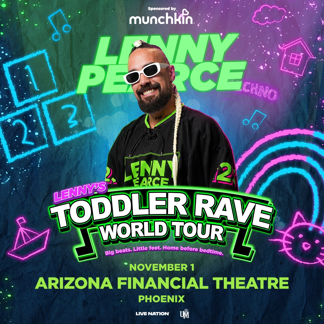 Slider item imageLENNY PEARCE – TODDLER RAVE WORLD TOUR - 27 Event artist image