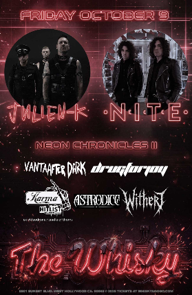 Imagem da fonte — Tickets for Julien-K, Nite, Vanta After Dark, DRUGFORJOY, Karma Hitlist, Astrodice | TicketWeb - Whisky A Go Go in West Hollywood, US