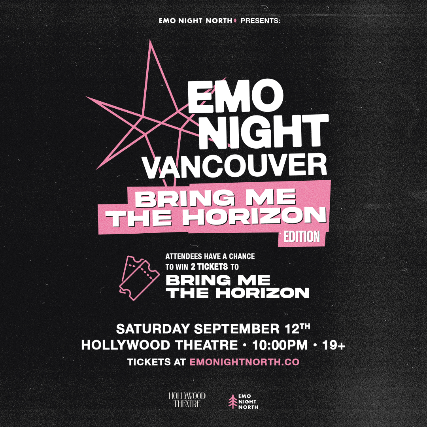Emo Night Vancouver: Bring Me The Horizon Edition at Hollywood Theatre - Sep 12 2026