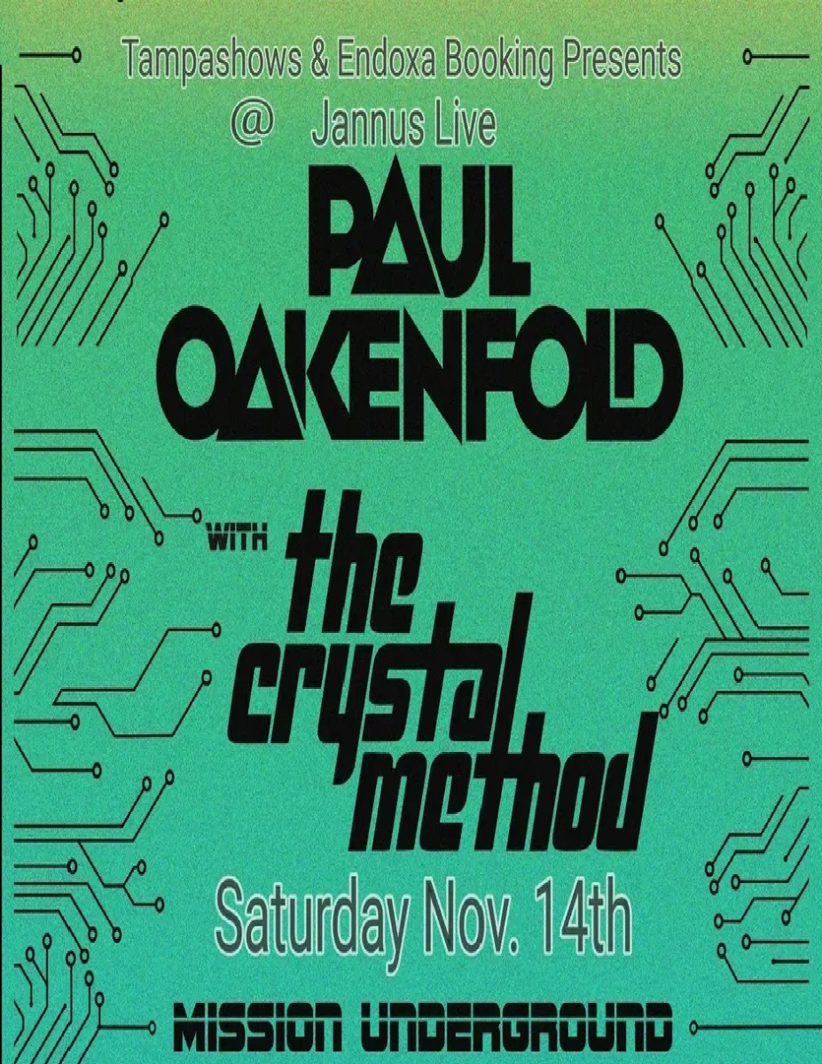 Paul Oakenfold w/ The Crystal Method in St. Pete