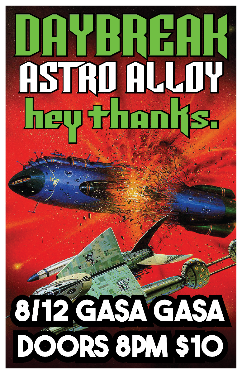 Daybreak, Astro Alloy, hey thanks.