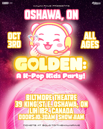 Source-aware visual for GOLDEN: A K-Pop Kids Party