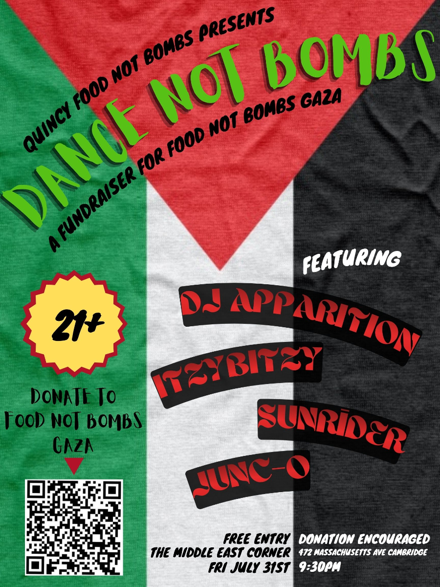 Quincy Food Not Bombs Presents: Dance Not Bombs | Event Image