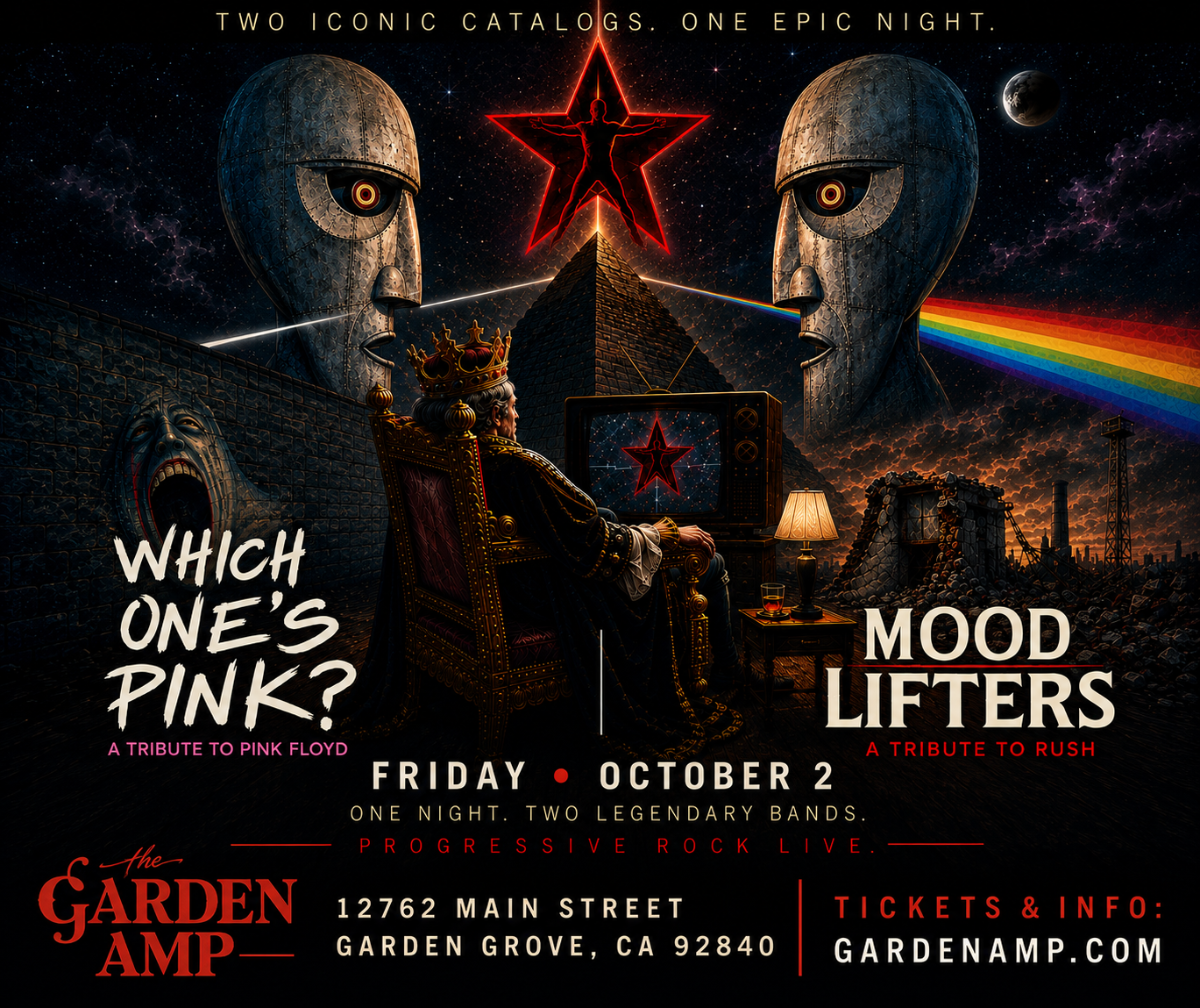Pink Floyd tribute - Which One’s Pink x Rush tribute; Moodlifters