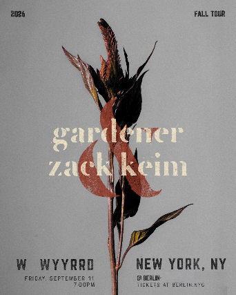 Using concert image Zack Keim | Gardener | jojomber concert image
