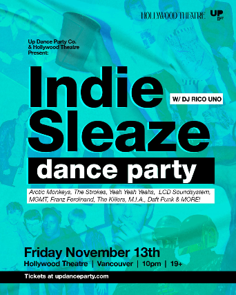 Indie Sleaze Dance Party at Hollywood Theatre - Nov 13 2026