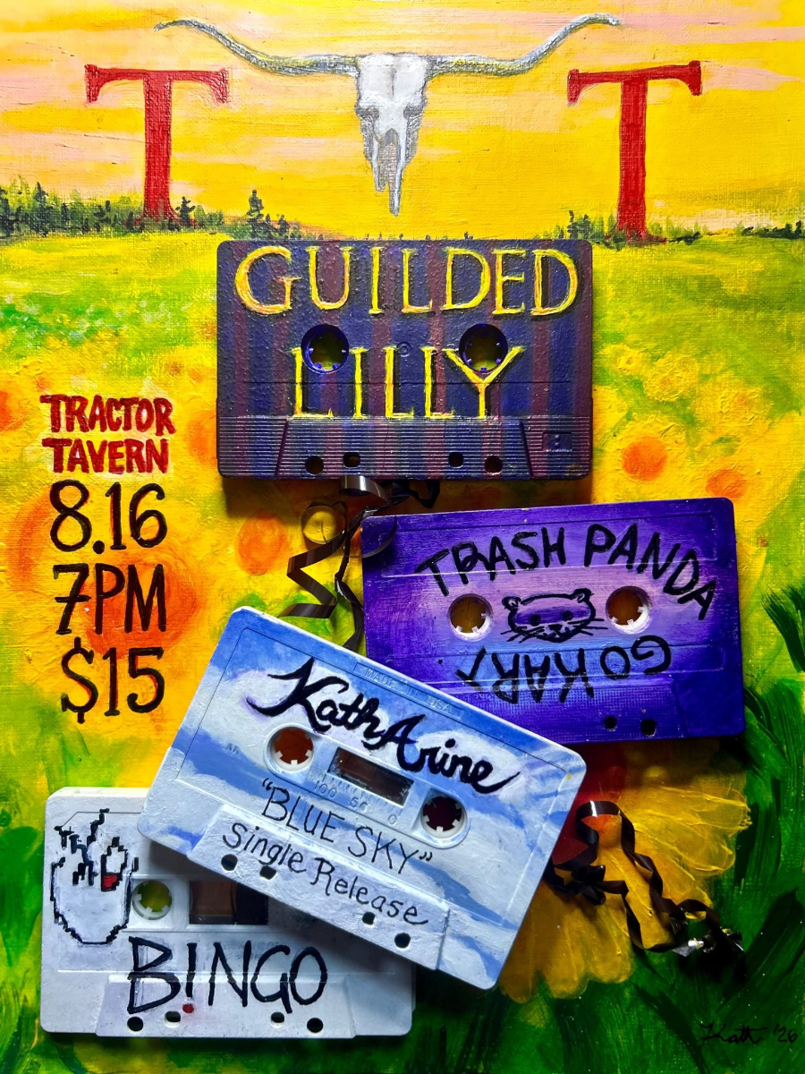 Guilded Lilly, Trash Panda Go Kart, Kath Arine, B!NGO The Vistrian (partially seated)