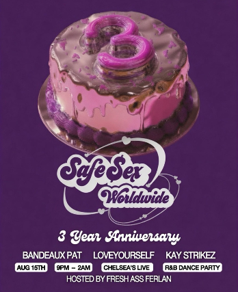 Safe $ex Worldwide with Bandeaux Pat, Kat Strikez & LOVEYOURSELF - Event on Eventsfy