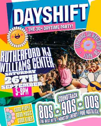 Using concert image Dayshift: The 30+ Daytime Party! concert image