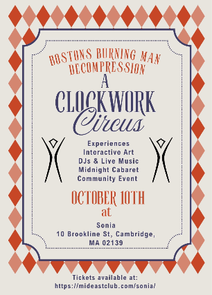 Boston Burning Man Decompression Presents: A Clockwork Circus