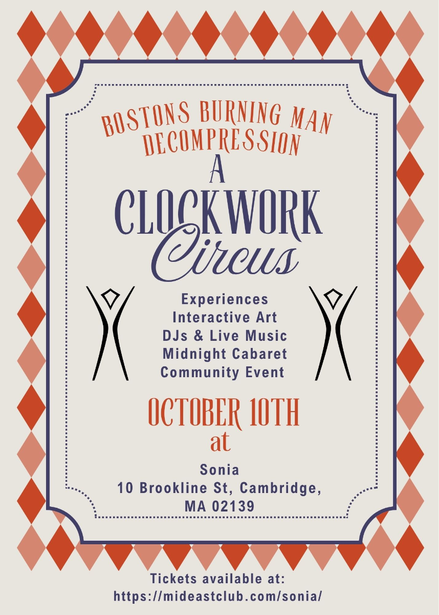 Boston Burning Man Decompression Presents: A Clockwork Circus | Event Image