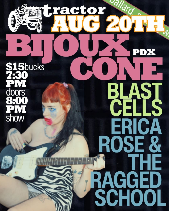Bijoux Cone, Erica Rose & The Ragged School, Blast Cells