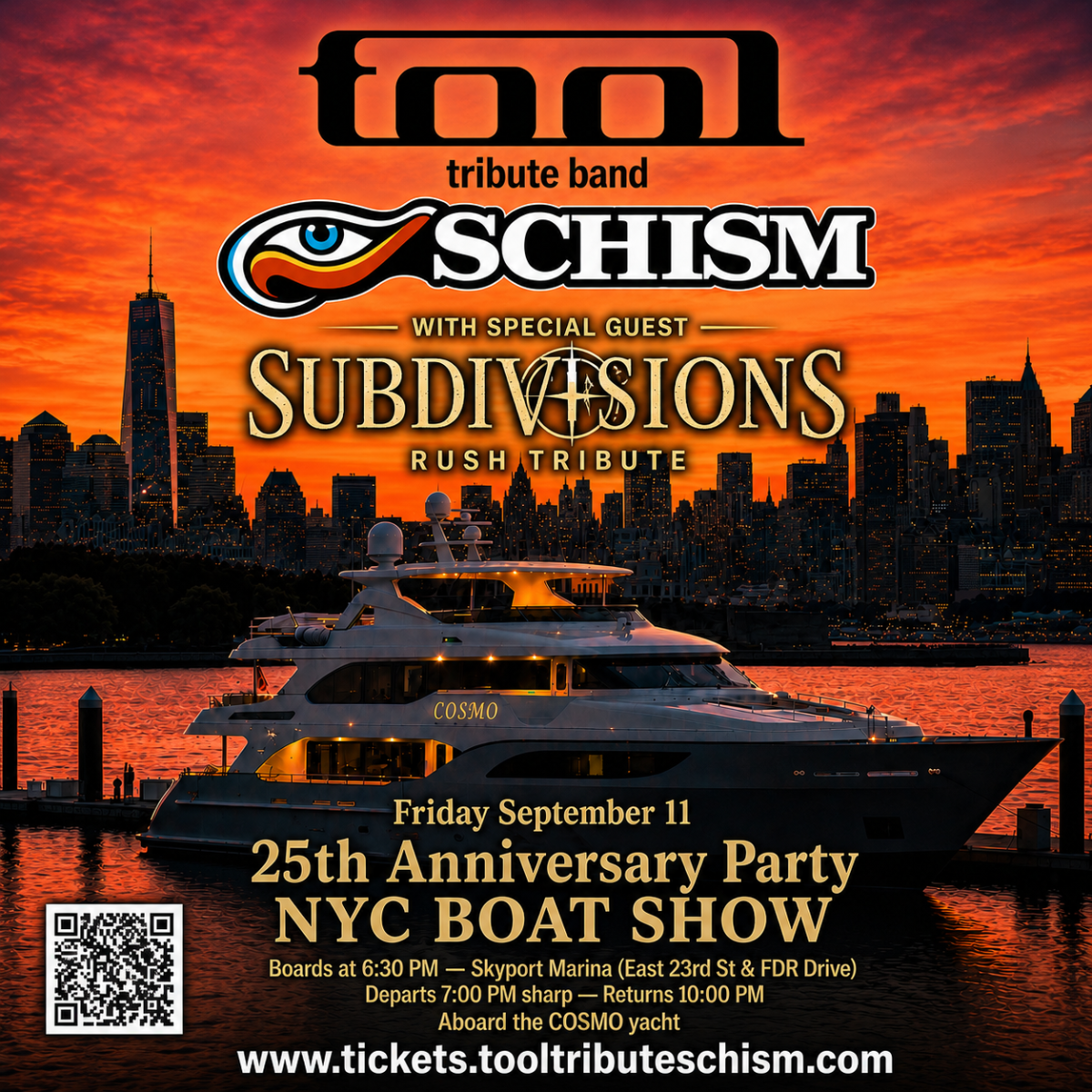 Tool Tribute Band Schism Annual Concert Cruise