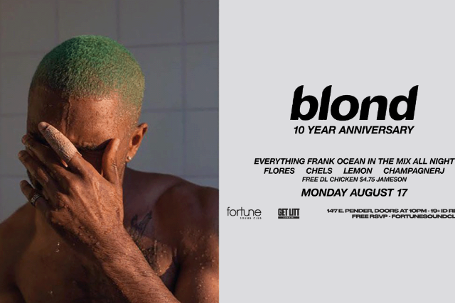 Blonde 10 Year Anniversary Celebration
