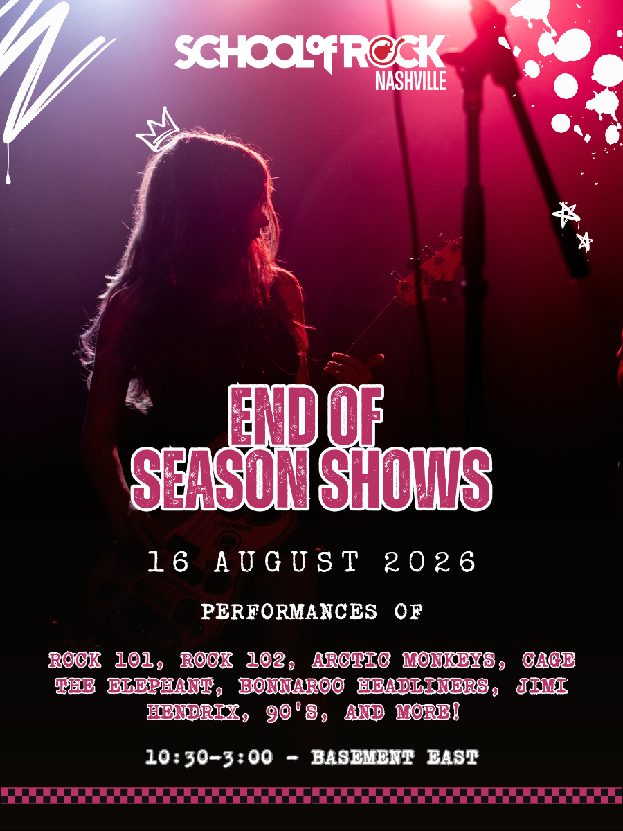FREE SHOW! School of Rock Nashville: End of Season Shows