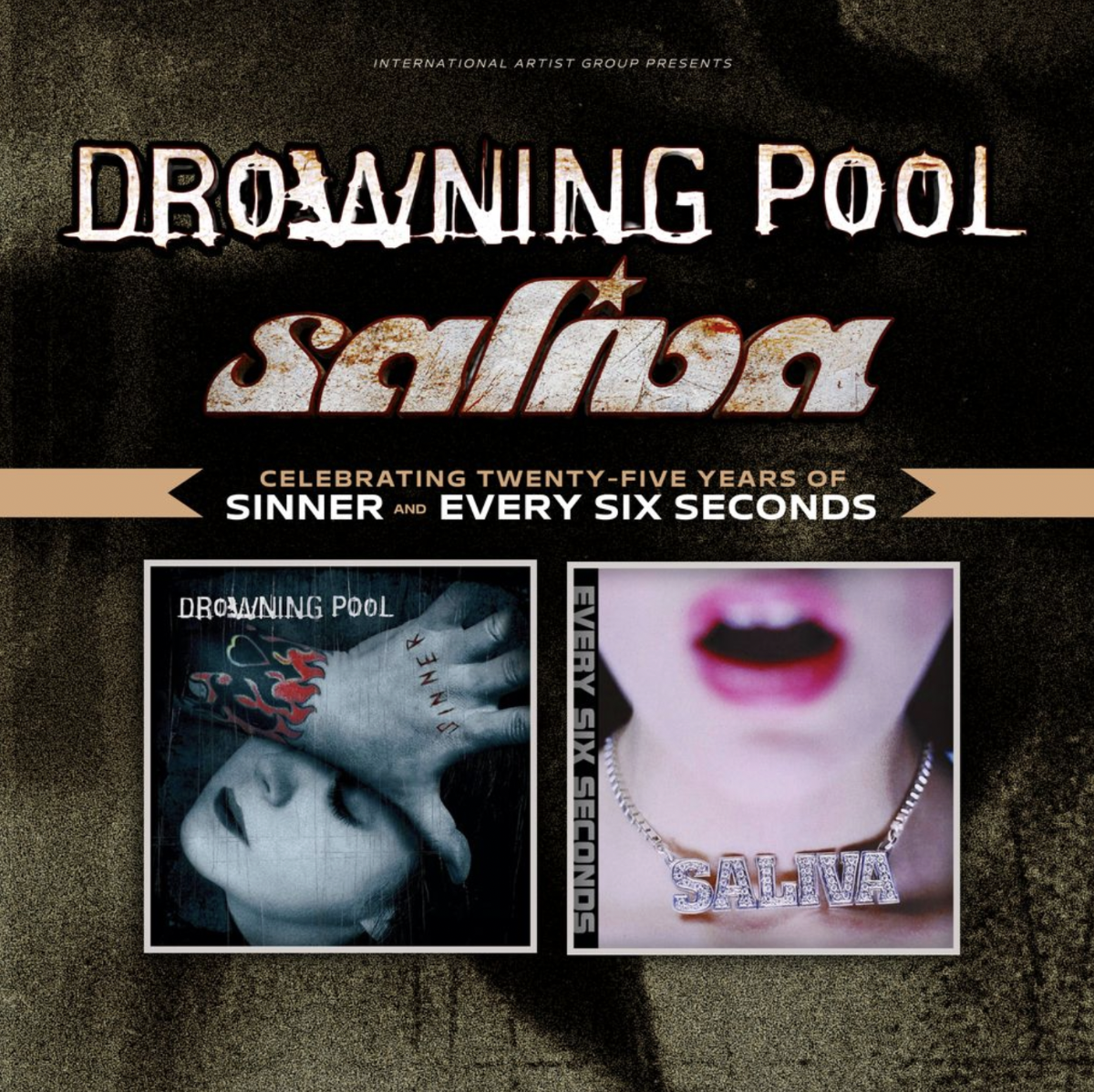 Drowning Pool & Saliva: 25 Years of Sinner & Every Six Seconds in La Crosse