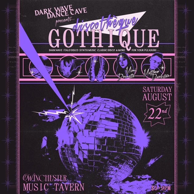 Dark Wave Dance Cave Presents - disco theque GOTHIQUE