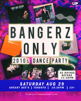 Bangerz Only: 2010s Dance Party at Sneaky Dee's - Aug 29 2026