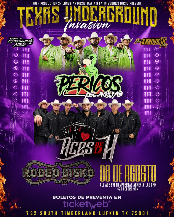Using concert image TEXAS UNDERGROUND INVASION - RODEO DISKO concert image