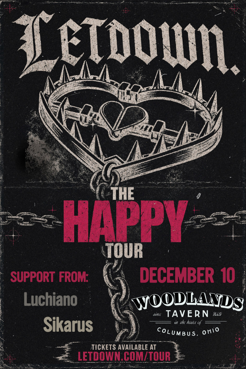 LETDOWN. - The Happy Tour w/ Luchiano, Sikarus at Woodlabnds Tavern