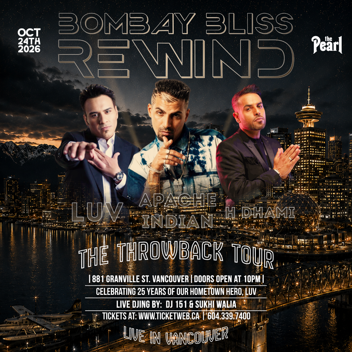 Bombay Bliss Rewind – The Throwback Tour poster