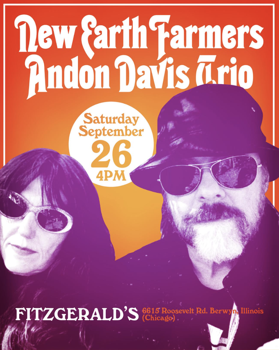 Saturday afternoon on the PATIO w/ NEW EARTH FARMERS (Record Release Show!) + ANDON DAVIS TRIO