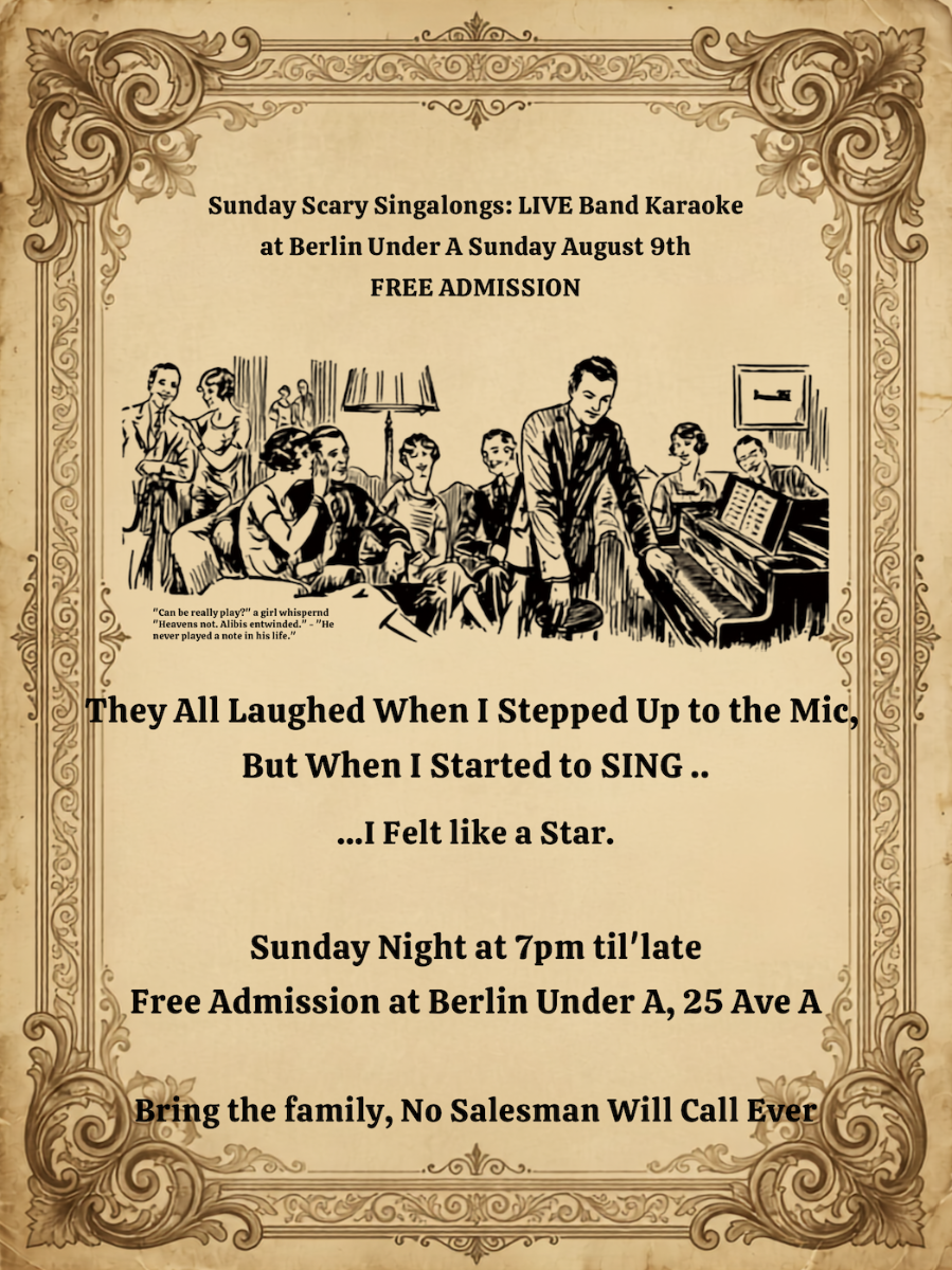 Sunday Scary Singalongs: Live Band Karaoke