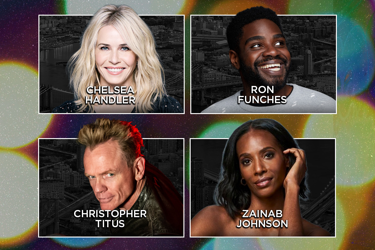 Tonight at the Improv ft Chelsea Handler,  Christopher Titus, Ron Funches, Sklar Brothers, Laurie Kilmartin, Zainab Johnson, Mike Falzone & more TBA