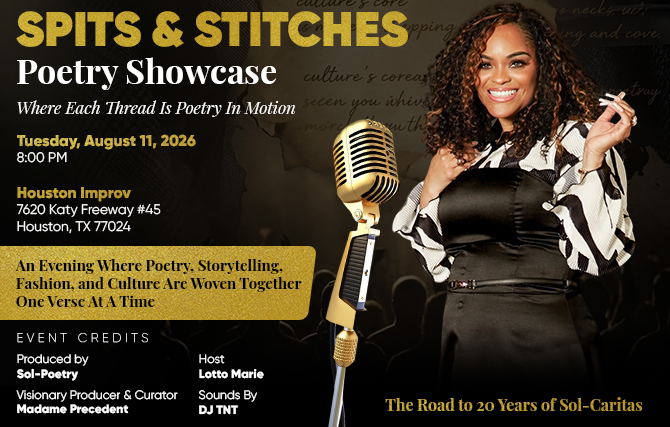 Sol-Caritas Presents: Spits & Stitches Poetry Showcase